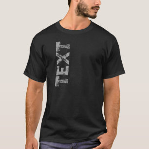 カスタム文字トレンディーテンプレートメモダンンスエレガント Tシャツ