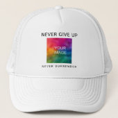 カスタム文字ノベ与えントウーメンズホワイト キャップ (正面)