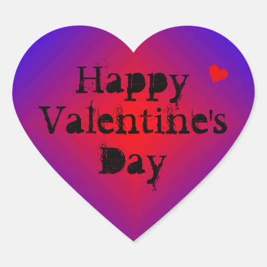 カスタム文字ハートシール ハートシール (正面)