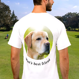 カスタム文字バック写真とオプションのパーソナライズされた Tシャツ