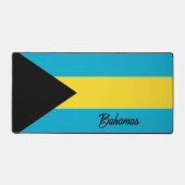 カスタム文字バハマ国旗 デスクマット (正面)
