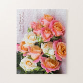 カスタム文字バラ ジグソーパズル (縦)