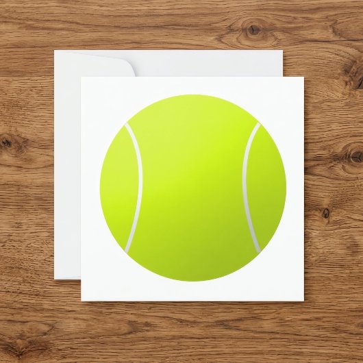 カスタム文字パーソナライズされたテニスボールスクエアパーティー 招待状