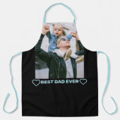 カスタム文字パーソナライズされた写真とハート エプロン (正面)