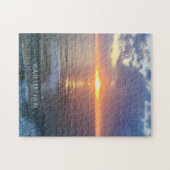 カスタム文字パーソナライズされた ジグソーパズル (横)