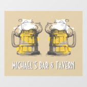 カスタム文字ビアイラストレーション ウィンドウサイン (シート)