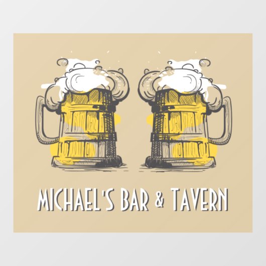 カスタム文字ビアイラストレーション ウィンドウサイン (シート)