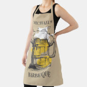 カスタム文字ビアイラストレーション エプロン (インサイチュ)