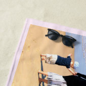 カスタム文字ビーチタオルすごい家族 ビーチタオル (インサイチュ)