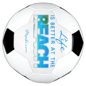 カスタム文字ビーチ サッカーボール (回転)