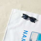 カスタム文字ビーチ ビーチタオル (インサイチュ)