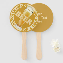 カスタム文字ビールのハンドファンセット ハンドファン