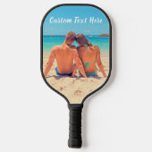 カスタム文字ピクレボールパドル ピックルボールラケット (裏面)