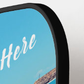 カスタム文字ピクレボールパドル ピックルボールラケット (左詳細)