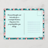 🐧カスタム文字🐧ピクレボールメリークリスマス🎁 ポストカード (裏面)