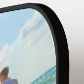 カスタム文字ピックボールあなたの家族 ピックルボールラケット (左詳細)