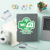 カスタム文字フリーWi-Fi シール (iPadカバー)