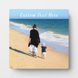 カスタム文字プラークあなたの家族の写真ママ フォトプラーク