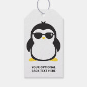 カスタム文字ペクールンギン ギフトタグ (裏面)