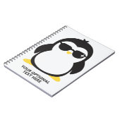 カスタム文字ペクールンギン ノートブック (左側)