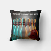 カスタム文字ボーリングストライキ クッション (裏面)