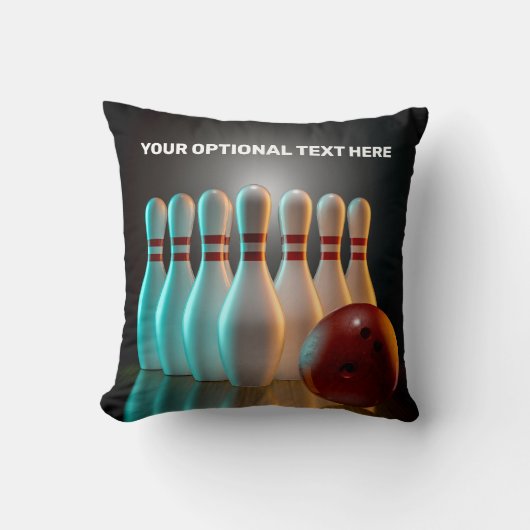 カスタム文字ボーリングストライキ クッション (正面)