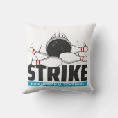 カスタム文字ボーリングストライキ クッション (裏面)