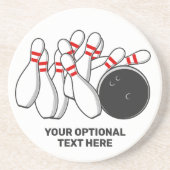 カスタム文字ボーリングストライキ コースター (正面)