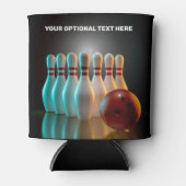 カスタム文字ボーリングストライキ 缶クーラー (正面)