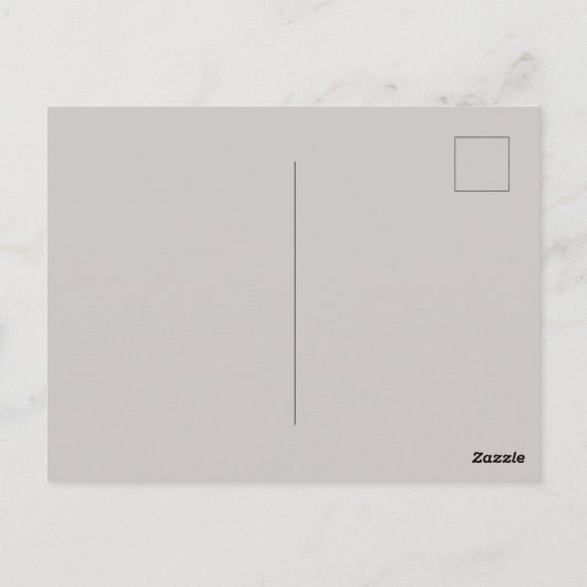 カスタム文字ポートランドオレゴンホワイトスタグネオンサイン ポストカード (裏面)