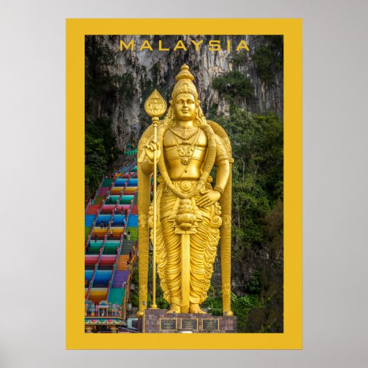 カスタム文字マレーシア ポスター (正面)