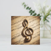 カスタム文字ミュージカルクレフ、 音符記号注 カード (スタンド正面)