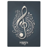 カスタム文字ミュージカルクレフ、 音符記号注 クリップボード (裏面)