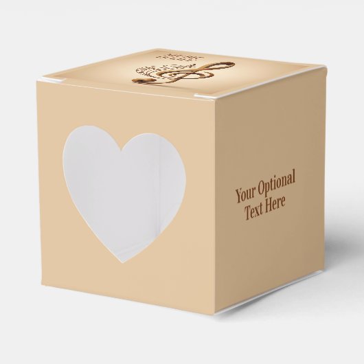 カスタム文字ミュージカルクレフ、 音符記号注 フェイバーボックス (正面サイド)