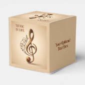 カスタム文字ミュージカルクレフ、 音符記号注 フェイバーボックス (裏面サイド)