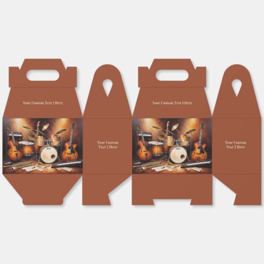 カスタム文字ミュージカル楽器 フェイバーボックス (見開き)