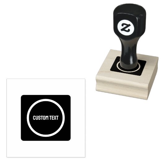 カスタム文字メッセージユニークスタイルImpression ラバースタンプ (押印)