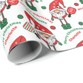カスタム文字メリー ClistamWrapping ラッピングペーパー (ロールコーナー)