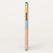 カスタム文字モダンデザイントレンディーブルーピンクシック Case-Mate iPhoneケース (裏面/右)