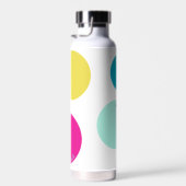 カスタム文字モノグパーソナライズされたラム ウォーターボトル (右面)