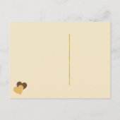 カスタム文字ライオン写真 ポストカード (裏面)