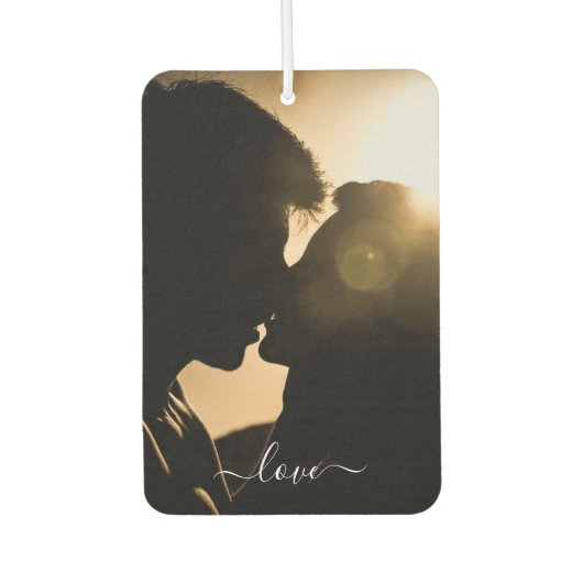 カスタム文字ラブユアデザインフレッシュナー カーエアーフレッシュナー (正面)