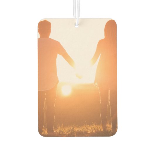 カスタム文字ラブユアデザインフレッシュナー カーエアーフレッシュナー (裏面)