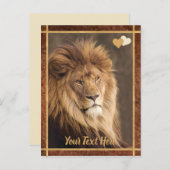 カスタム文字ラ威厳のあるオン写真 ポストカード (正面/裏面)