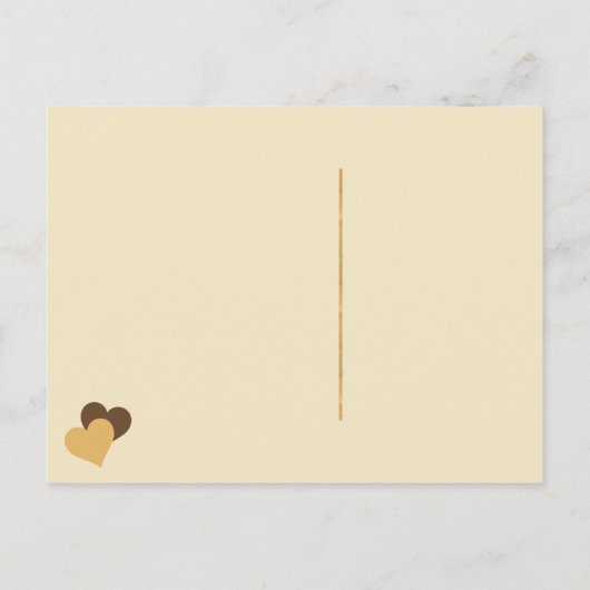 カスタム文字ラ威厳のあるオン写真 ポストカード (裏面)