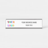 カスタム文字ロゴおよびビジネスデスク名プレート デスクネームプレート (正面)