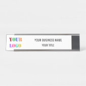 カスタム文字ロゴおよびビジネスデスク名プレート デスクネームプレート (正面)