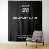 カスタム文字ロゴおよびビジネスブランド タペストリー (インサイチュ)