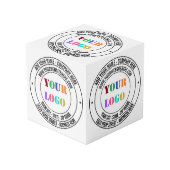 カスタム文字ロゴおよびビジネスプロモーションキューブ フォトキューブ (正面アングル)