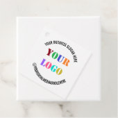 カスタム文字ロゴおよびビジネス会社のギフトラベル フェイバータグ (インサイチュ)